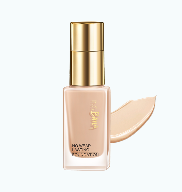 9001cc 以诚为本印彩巴哈透薄持妆粉底液-遮瑕型